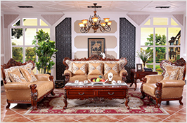 欧式复古客厅设计